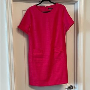 Tommy Hilfiger Fuchsia Short Sleeve Dress